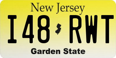 NJ license plate I48RWT