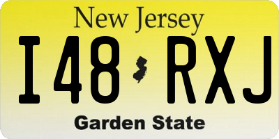 NJ license plate I48RXJ