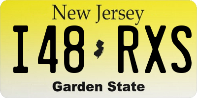 NJ license plate I48RXS
