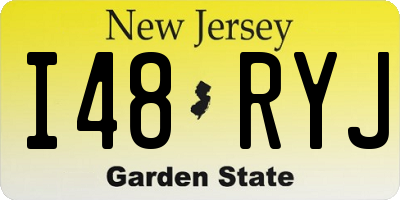 NJ license plate I48RYJ