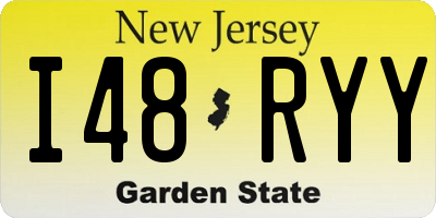 NJ license plate I48RYY