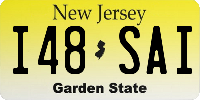 NJ license plate I48SAI