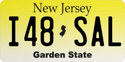 NJ license plate I48SAL