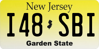 NJ license plate I48SBI