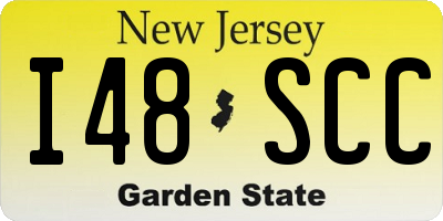 NJ license plate I48SCC