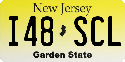 NJ license plate I48SCL