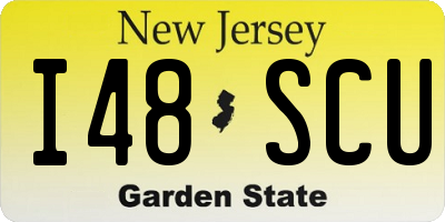 NJ license plate I48SCU