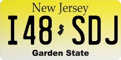 NJ license plate I48SDJ