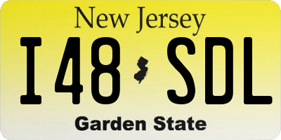NJ license plate I48SDL
