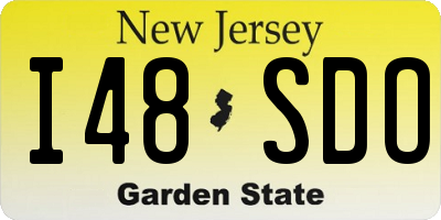 NJ license plate I48SDO