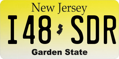 NJ license plate I48SDR