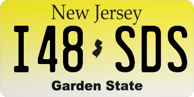 NJ license plate I48SDS