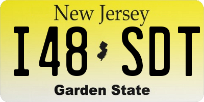 NJ license plate I48SDT