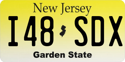 NJ license plate I48SDX