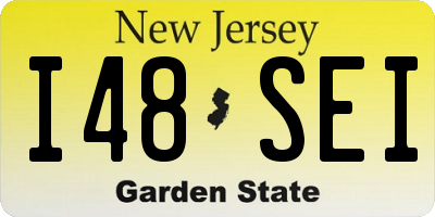 NJ license plate I48SEI