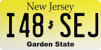 NJ license plate I48SEJ