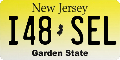 NJ license plate I48SEL