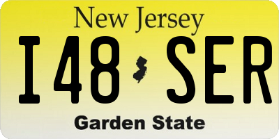 NJ license plate I48SER
