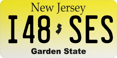 NJ license plate I48SES