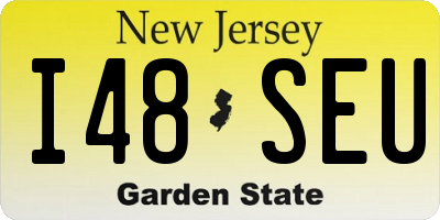 NJ license plate I48SEU