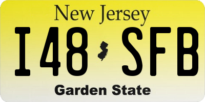 NJ license plate I48SFB