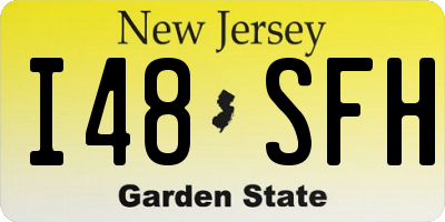 NJ license plate I48SFH