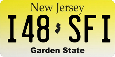 NJ license plate I48SFI