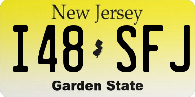 NJ license plate I48SFJ