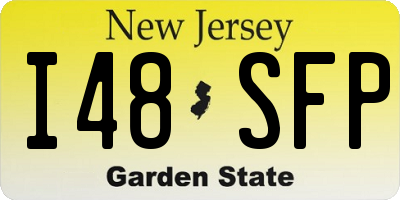 NJ license plate I48SFP