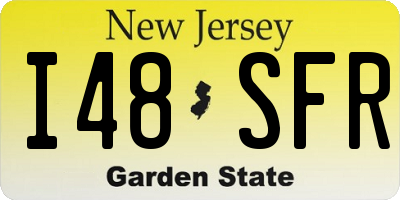 NJ license plate I48SFR