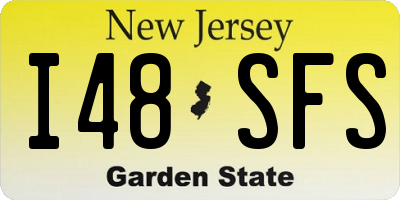 NJ license plate I48SFS