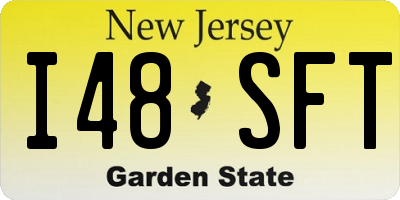 NJ license plate I48SFT