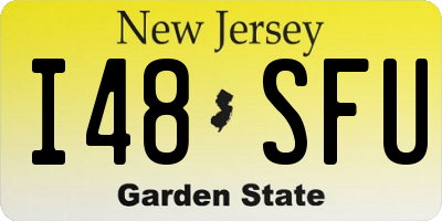 NJ license plate I48SFU