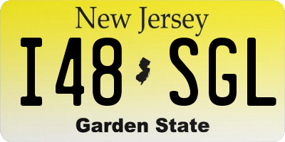 NJ license plate I48SGL