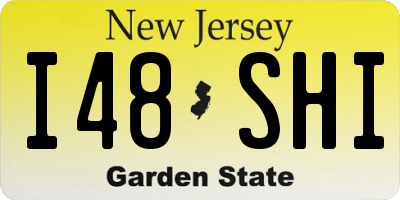 NJ license plate I48SHI