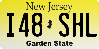 NJ license plate I48SHL