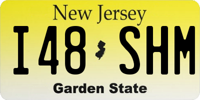 NJ license plate I48SHM