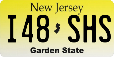 NJ license plate I48SHS