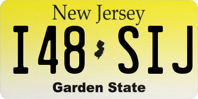 NJ license plate I48SIJ