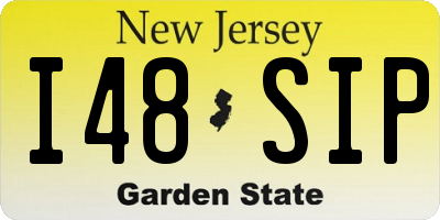 NJ license plate I48SIP