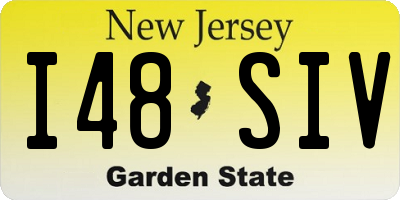 NJ license plate I48SIV