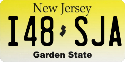 NJ license plate I48SJA