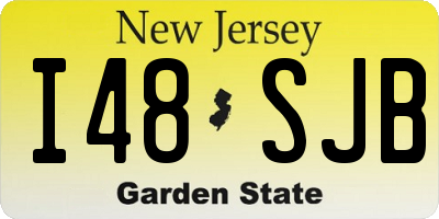 NJ license plate I48SJB