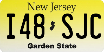 NJ license plate I48SJC