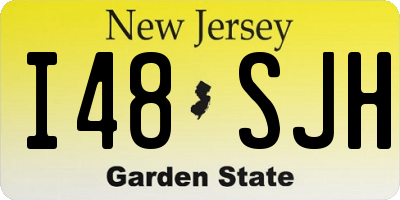NJ license plate I48SJH