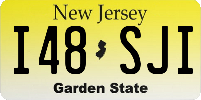NJ license plate I48SJI