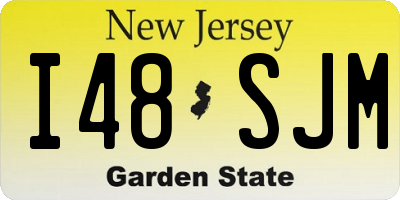 NJ license plate I48SJM