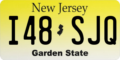 NJ license plate I48SJQ