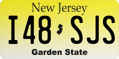 NJ license plate I48SJS