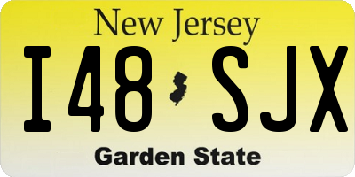 NJ license plate I48SJX